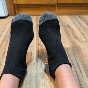 Realtree Women's Athletic Socks in Black and Orange